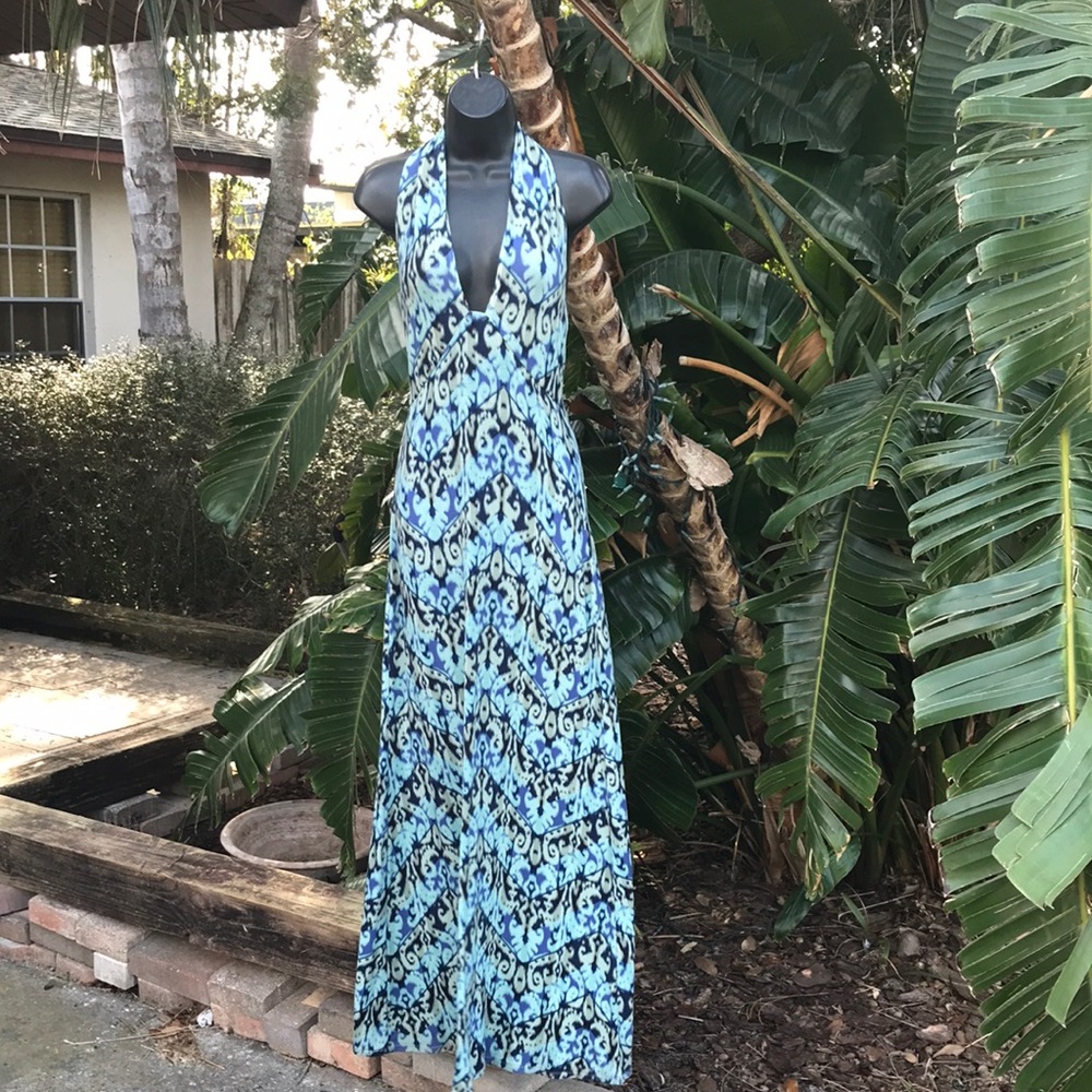Cami Halter maxi dress.